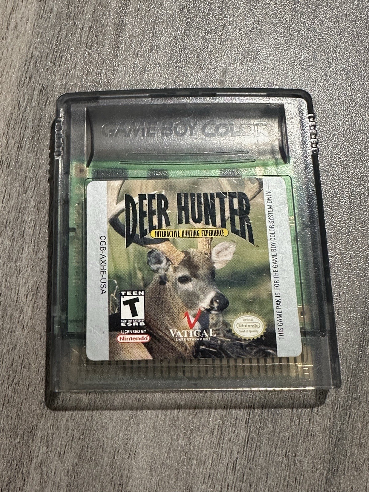 Deer Hunter Interactive Hunting Experience (Nintendo Game Boy Color, 1999)