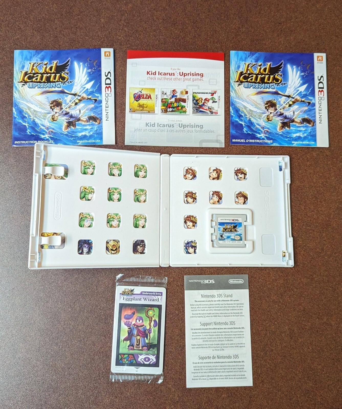 Kid Icarus: Uprising (Nintendo 3DS, 2012) – CIB TESTED W/ AR CARDS