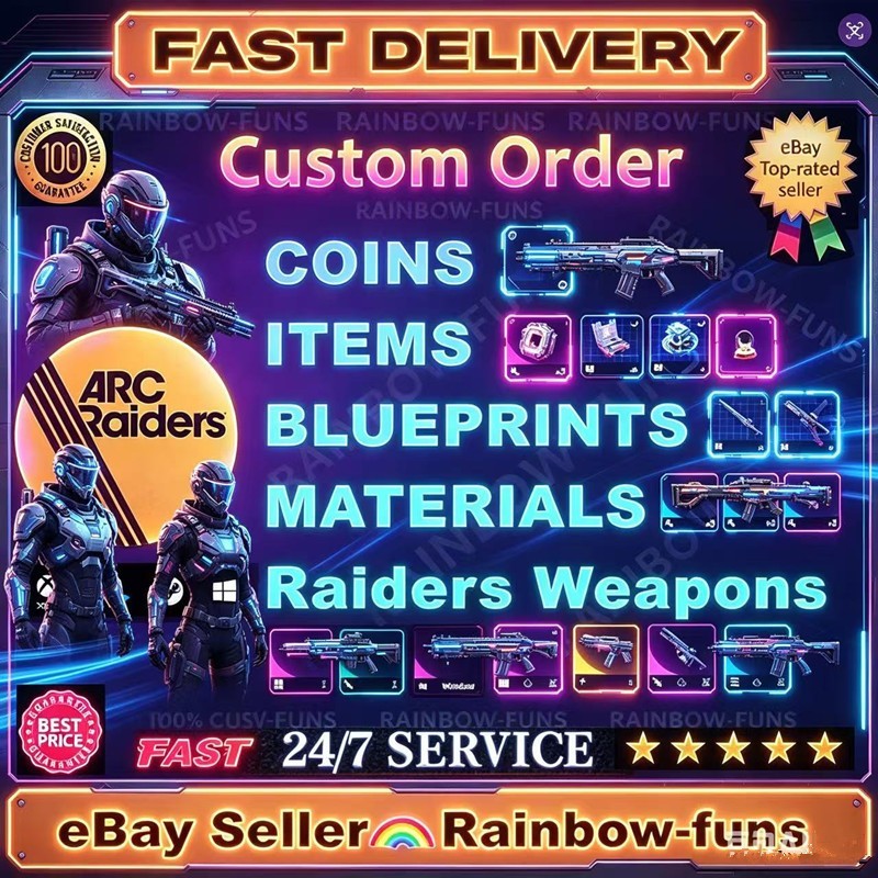 Arc Raiders Blueprints Mats Coins Weapons Crafting Materials Keys🚀Virtual Item