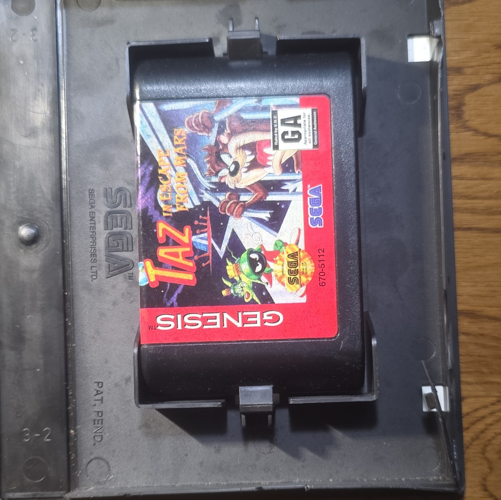 SEGA Taz in Escape From Mars (Sega Genesis) 1 Player Looney Tunes NTSC-U/C