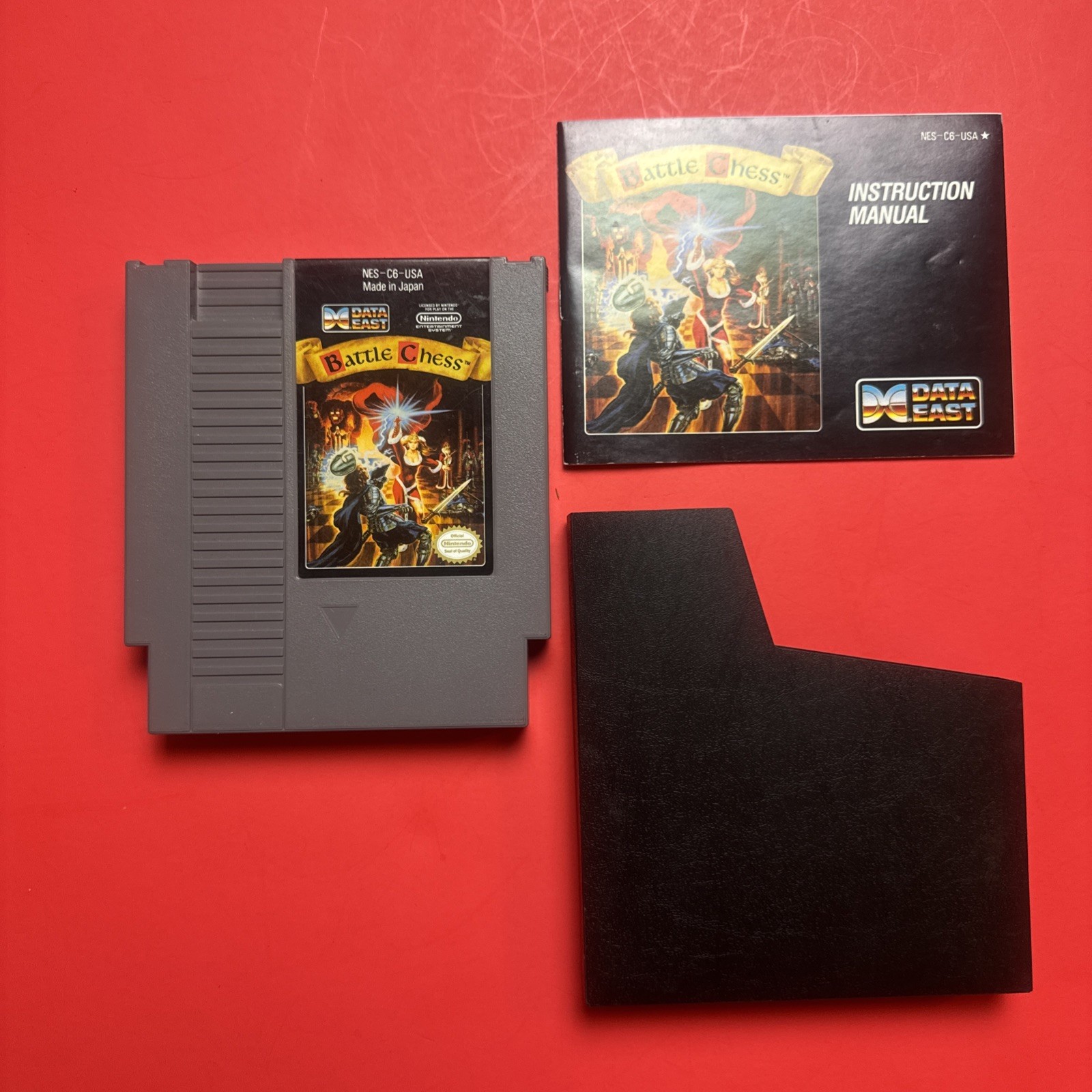 Battle Chess Nintendo NES w Cart & Instructions 100% Authentic