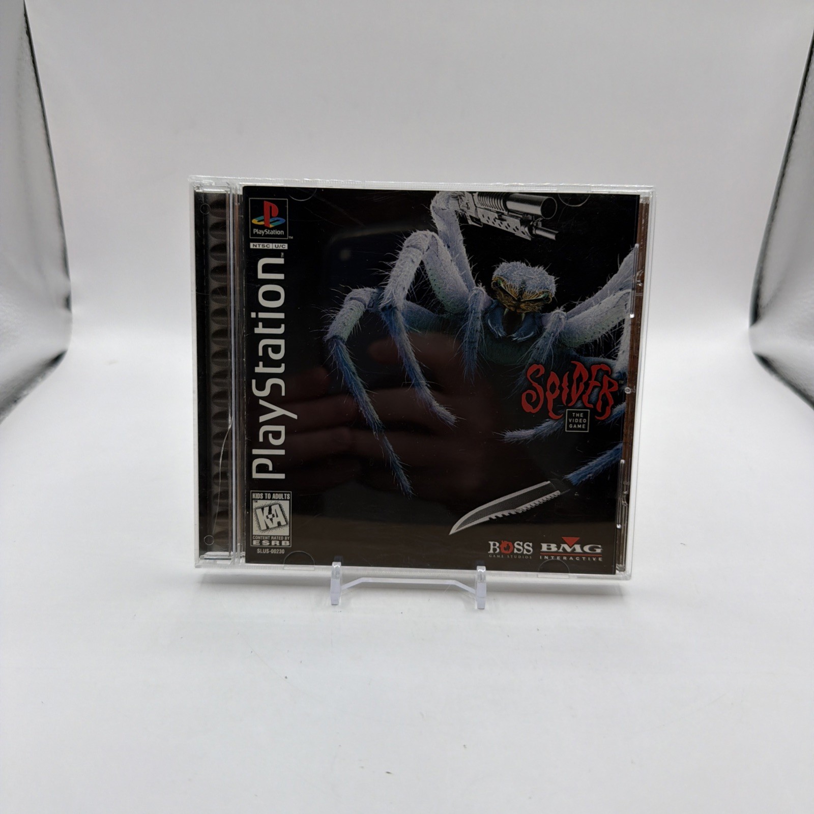 Sony PlayStation 1 PS1 Spider The Video Game CIB COMPLETE TESTED