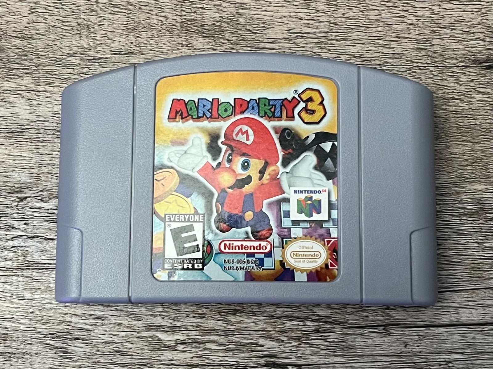 Mario Party 3 (Nintendo 64 N64, 2001) Cart Cartridge Tested