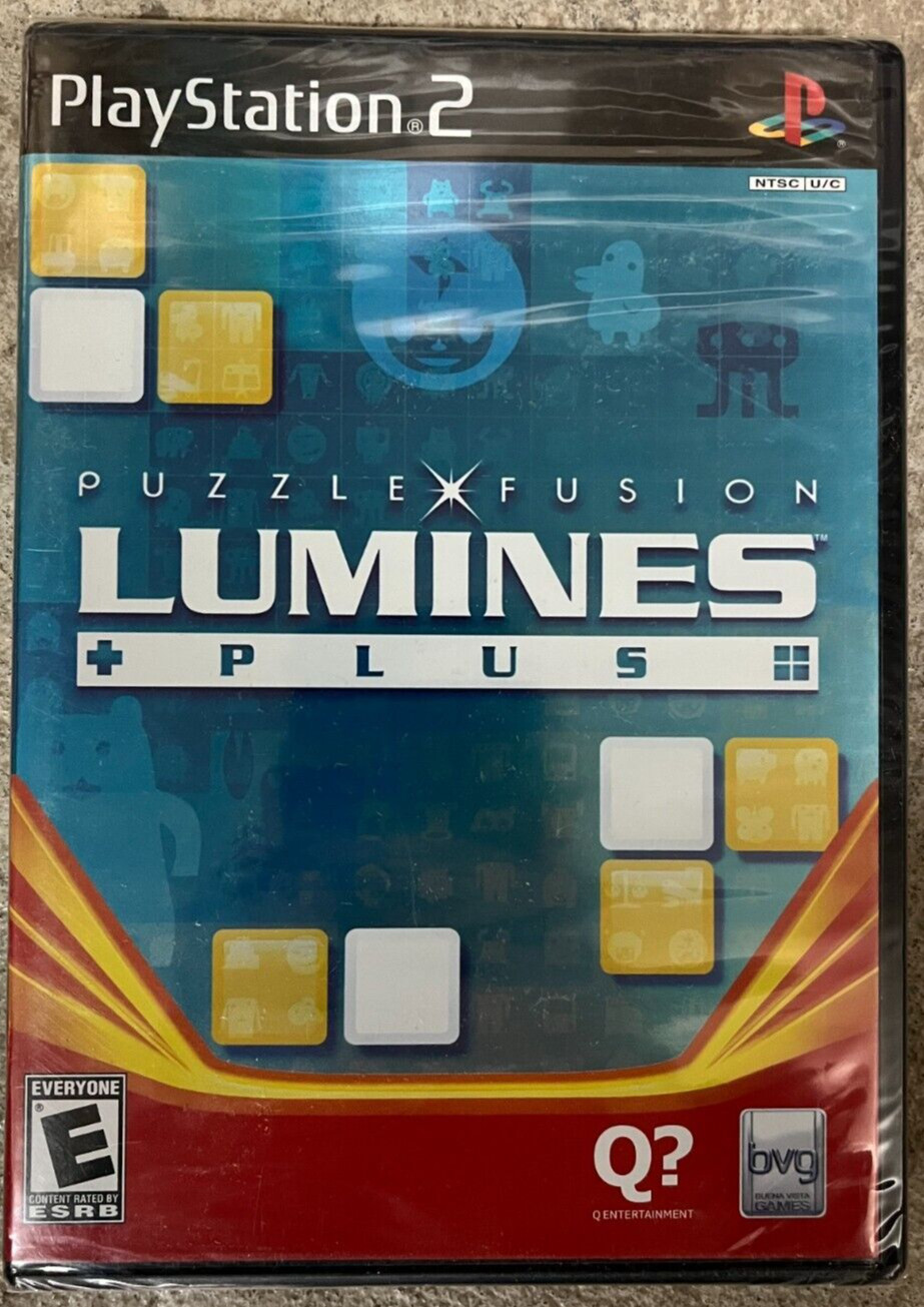Lumines Plus (Sony PlayStation 2, 2007) (PS2) ***BRAND NEW*** FACTORY SEALED***