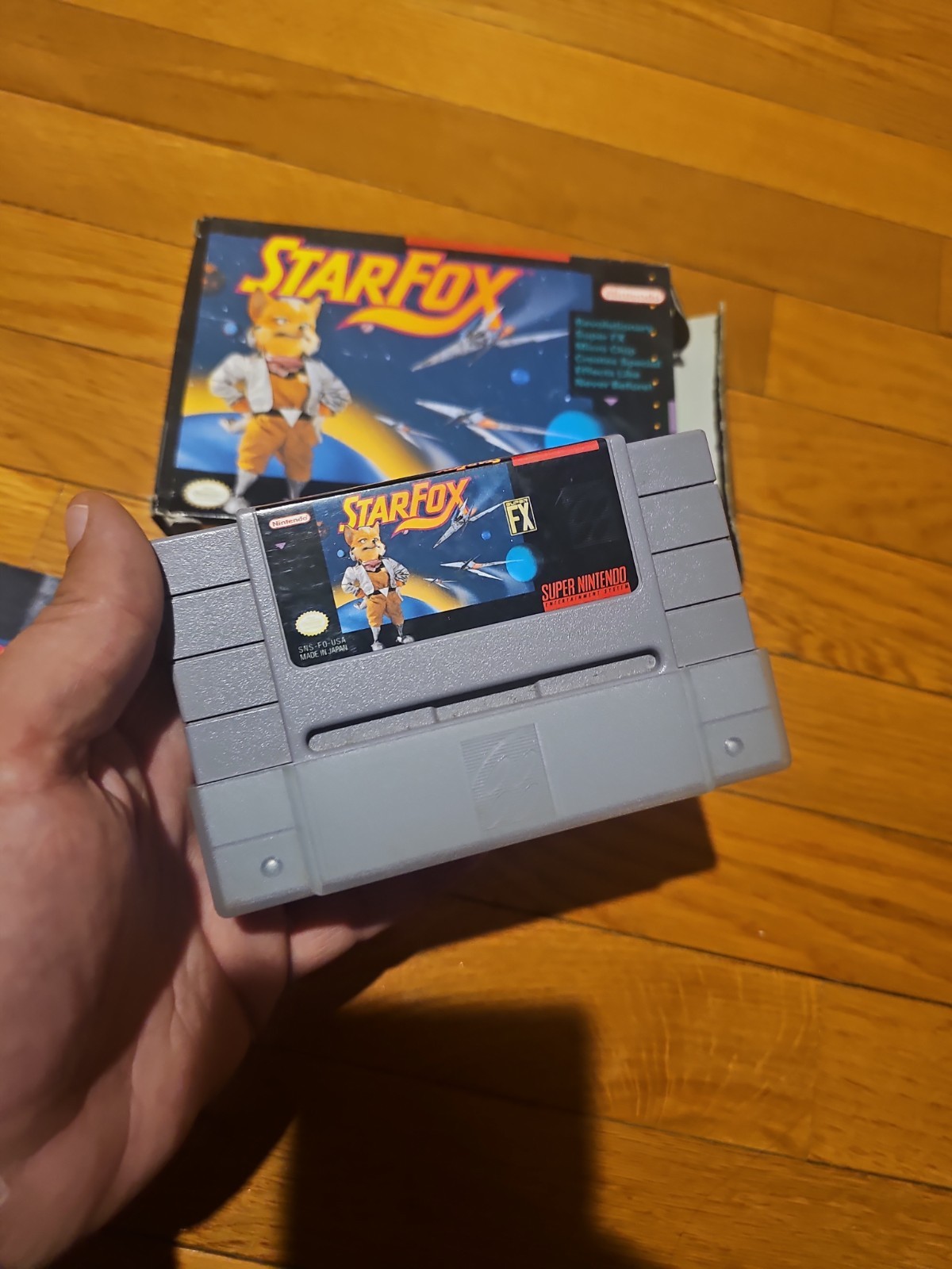 Star Fox Super Nintendo Game Very Good Condition Collectible Super FX Manual Box