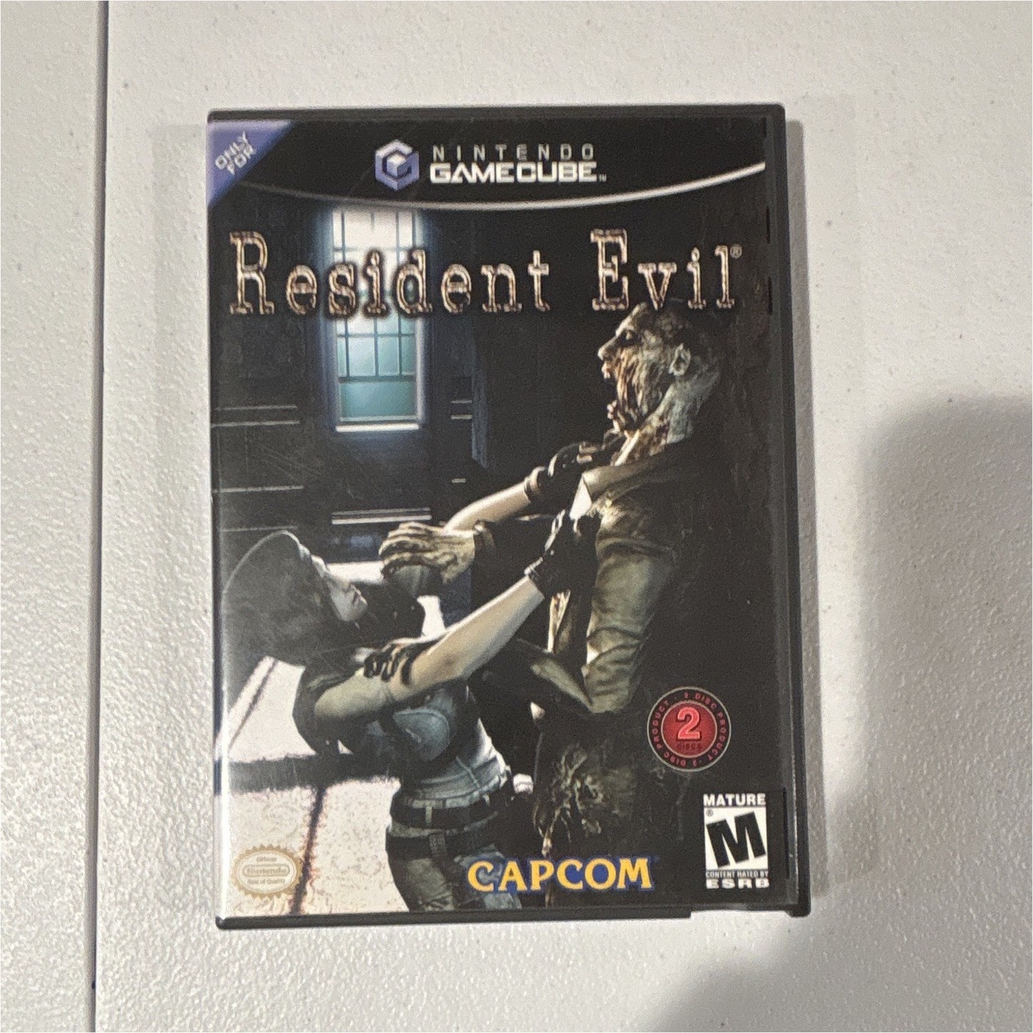 Capcom Resident Evil Nintendo GameCube 2-Disc w/ Case Manual NTSC 2002 M CIB