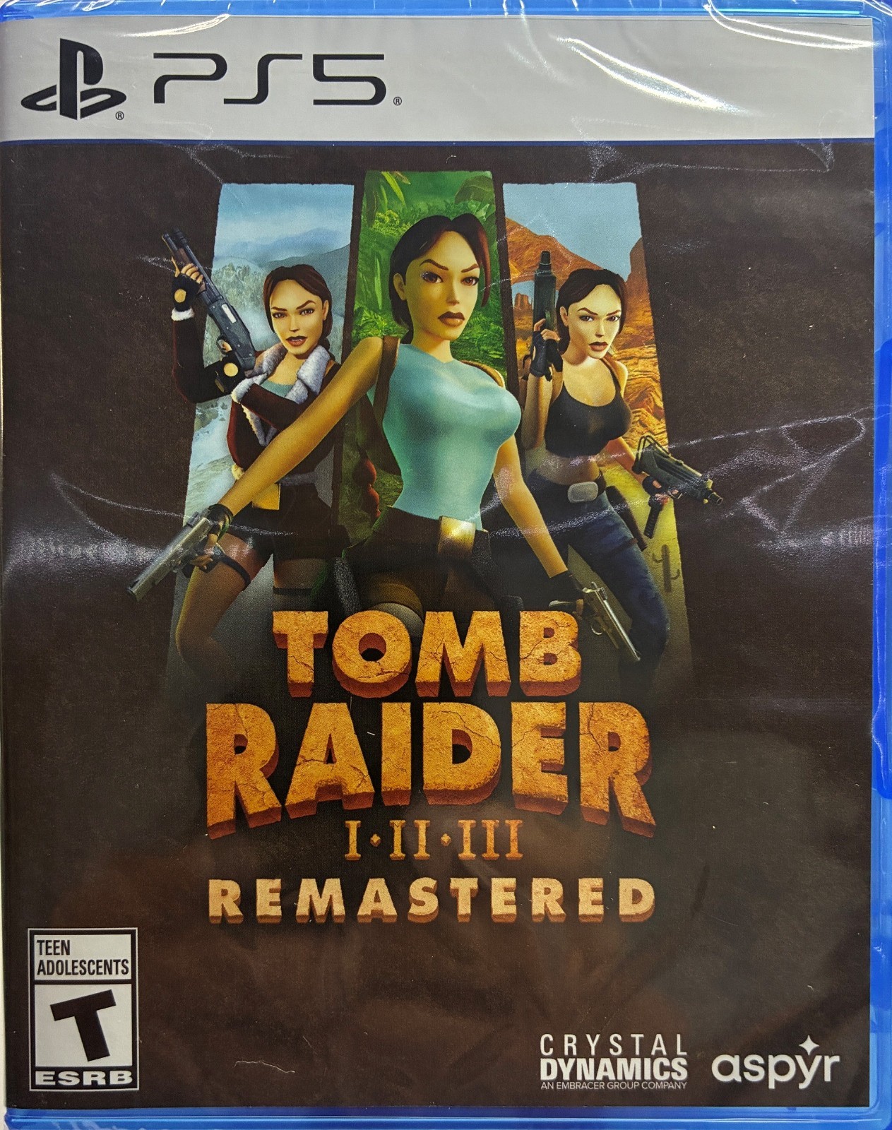 Tomb Raider I-III Remastered – PlayStation 5 – Brand NEW – Factory Sealed