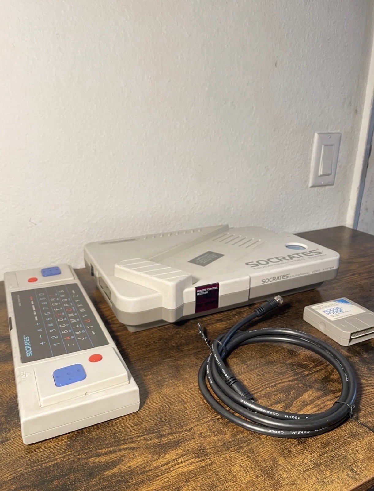 VTech Socrates 1988 Educational Video System Bundle TESTED & WORKING RETRO GAME