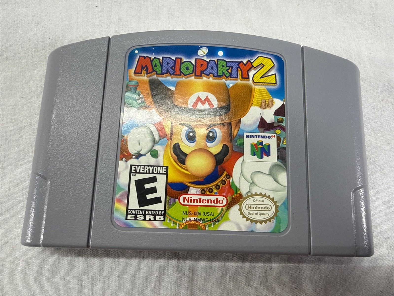Mario Party 2 (Nintendo 64 N64) Authentic w/ Manual – Tested & Working