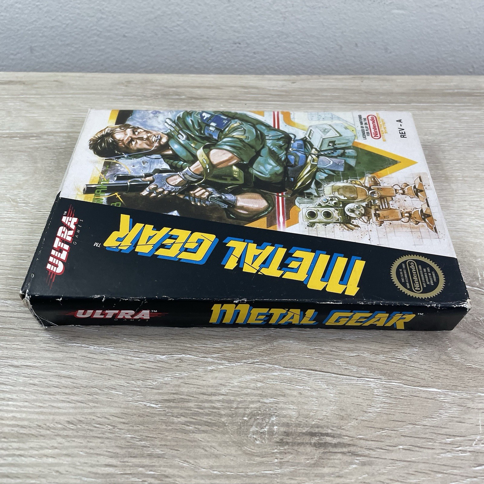 Metal Gear (Nintendo NES, 1988) Complete CIB Game w/ Box Manual Map Authentic