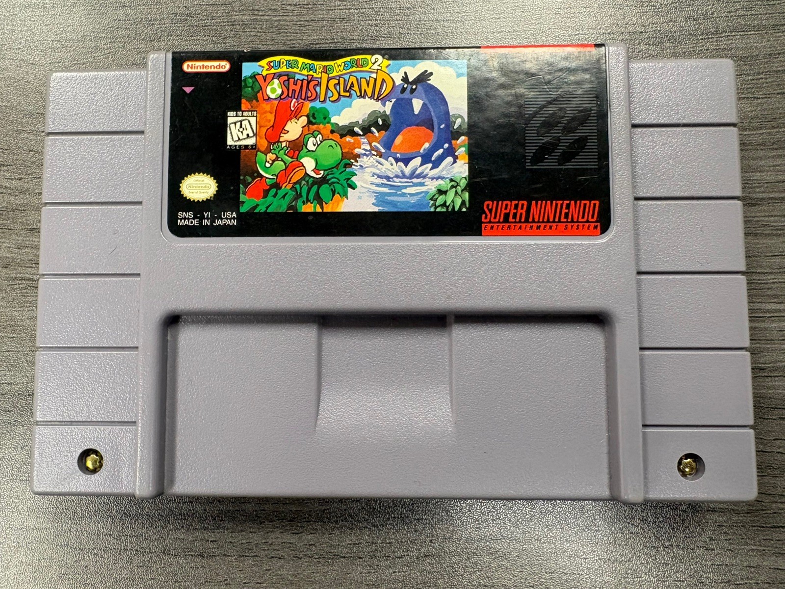 Super Mario World 2: Yoshi’s Island (SNES, 1995) – cartridge only