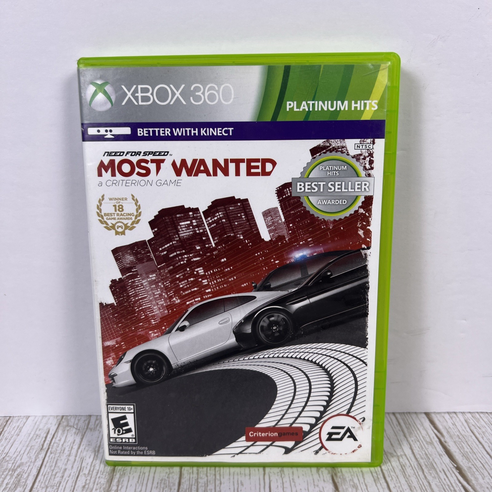 Need for Speed Most Wanted Xbox 360 Platinum Hits 2012 – Tested ✅ (no manual)