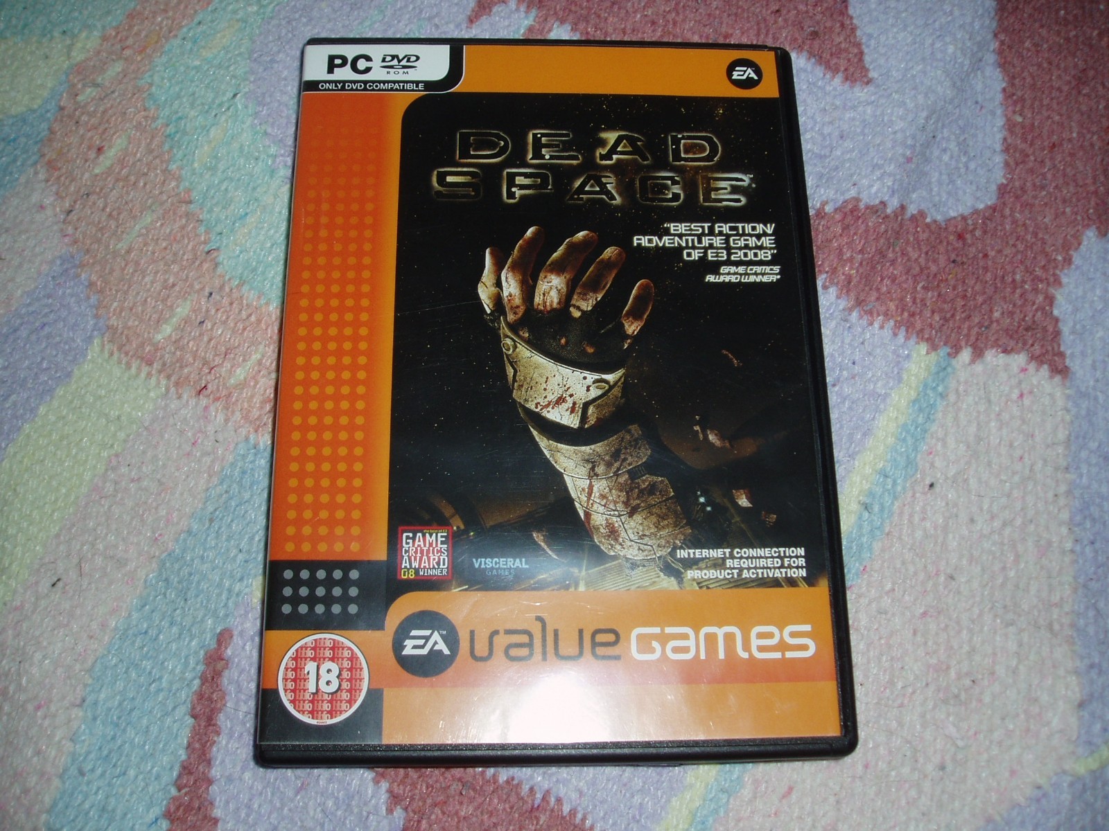 DEAD SPACE PC DVD EA VALUE GAMES ONLY DVD COMPATIBLE INTERNET REQUIRED