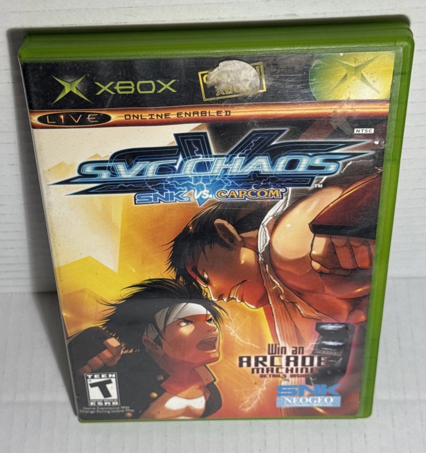 Complete SNK vs Capcom SVC Chaos Xbox 2004 Fighting Game CIB VGC Original
