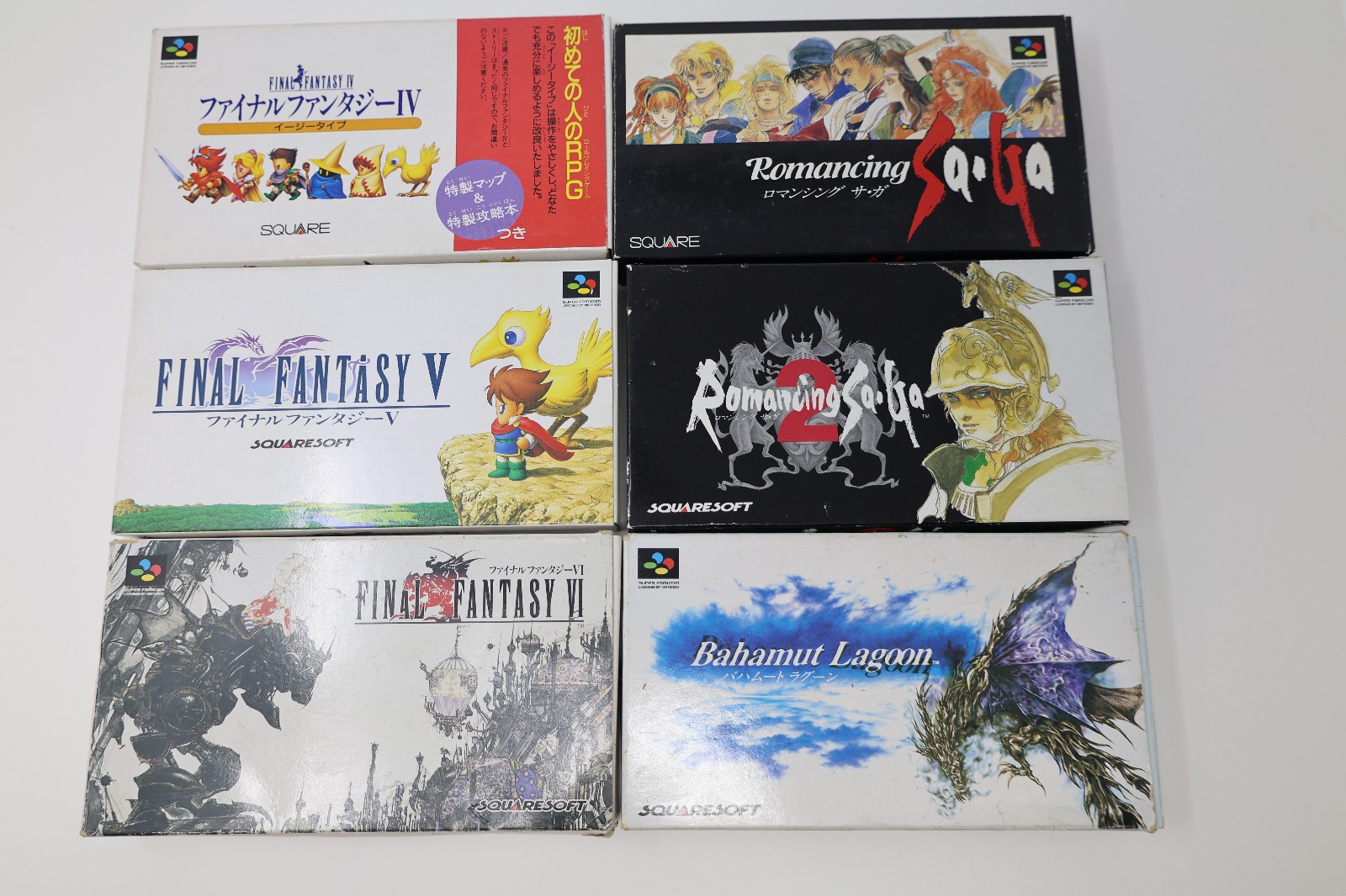 Final Fantasy IV V VI Romancing Saga Bahamut Lagoon Super Famicom Japan