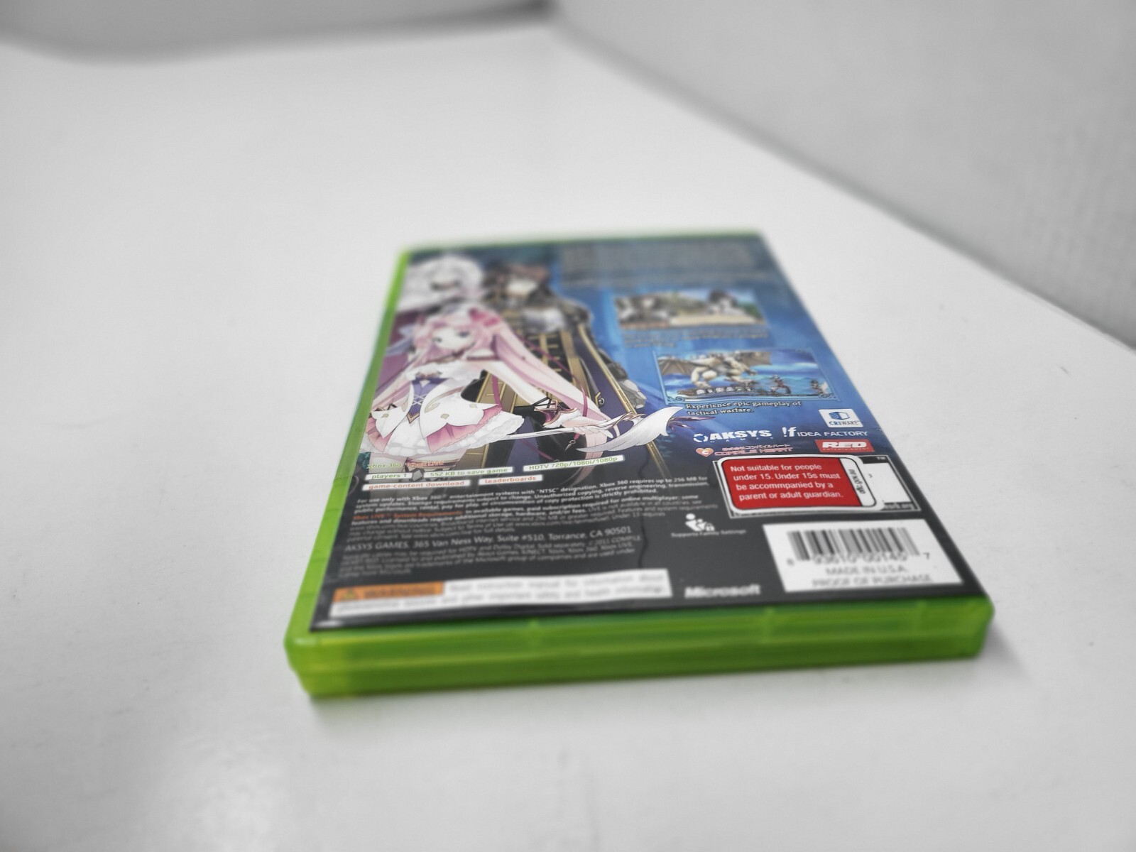MINT RECORD OF AGAREST WAR ZERO RPG AWESOME ROLE PLAYING GAME FOR XBOX 360