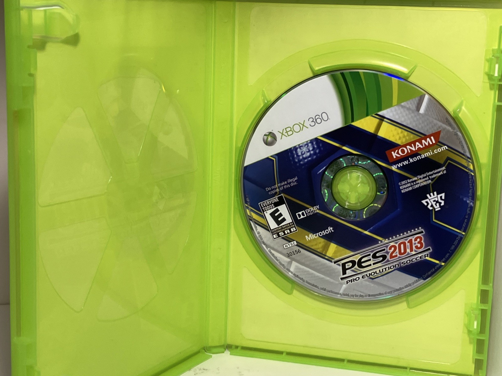 Pro Evolution Soccer 2013 PES (Microsoft Xbox 360) Missing Manual