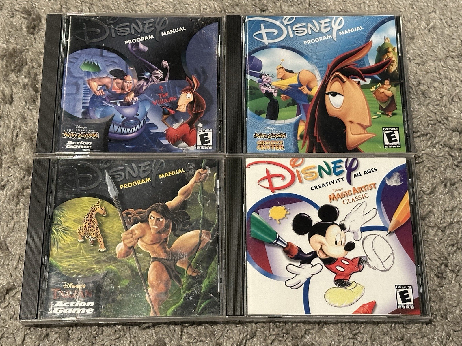 Disney’s Tarzan Action Game, Emperor’s New Groove & Magic Artist Classic(CD-ROM)