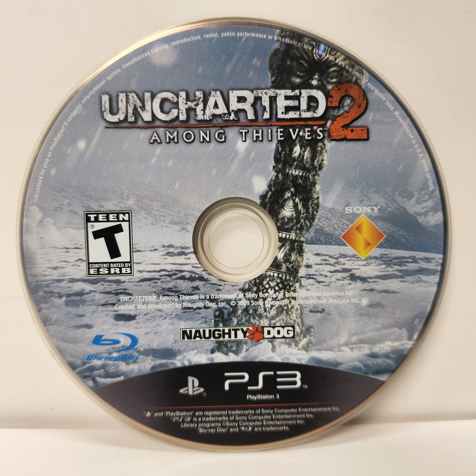 Uncharted 2 Among Thieves (Sony Playstation 3) DISC ONLY