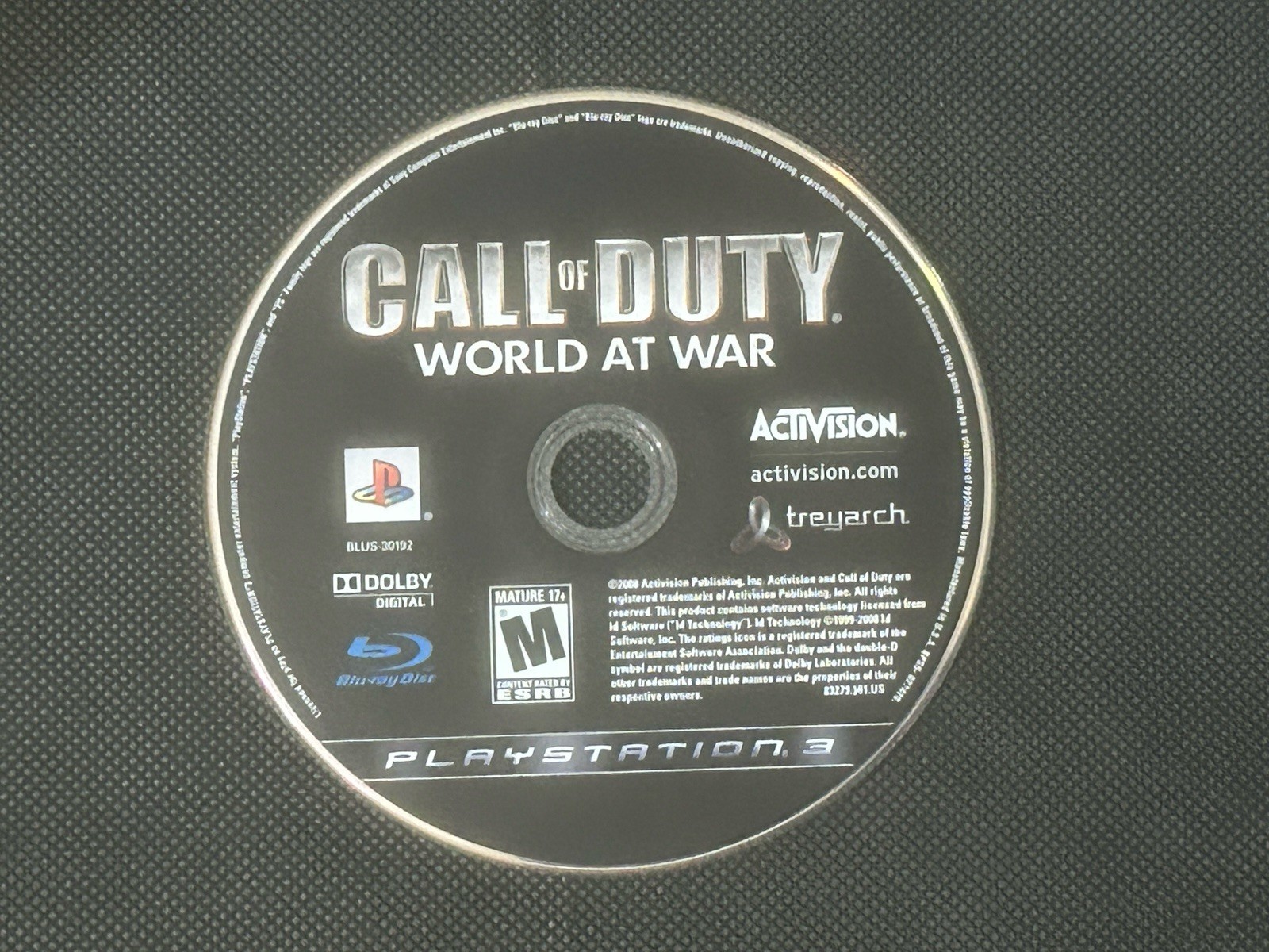 Call of Duty: World at War (Sony PlayStation 3) Activision PS3
