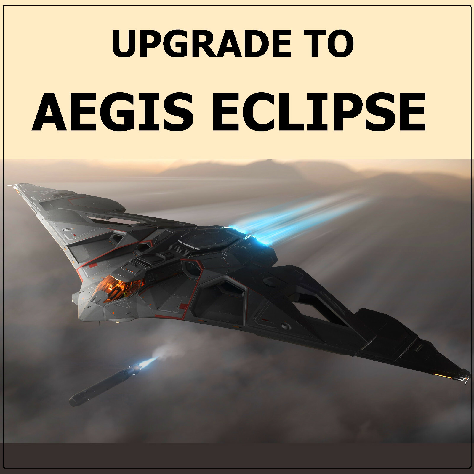 STAR CITIZEN – SHIP UPGRADE TO AEGIS ECLIPSE – CCU SELECTION