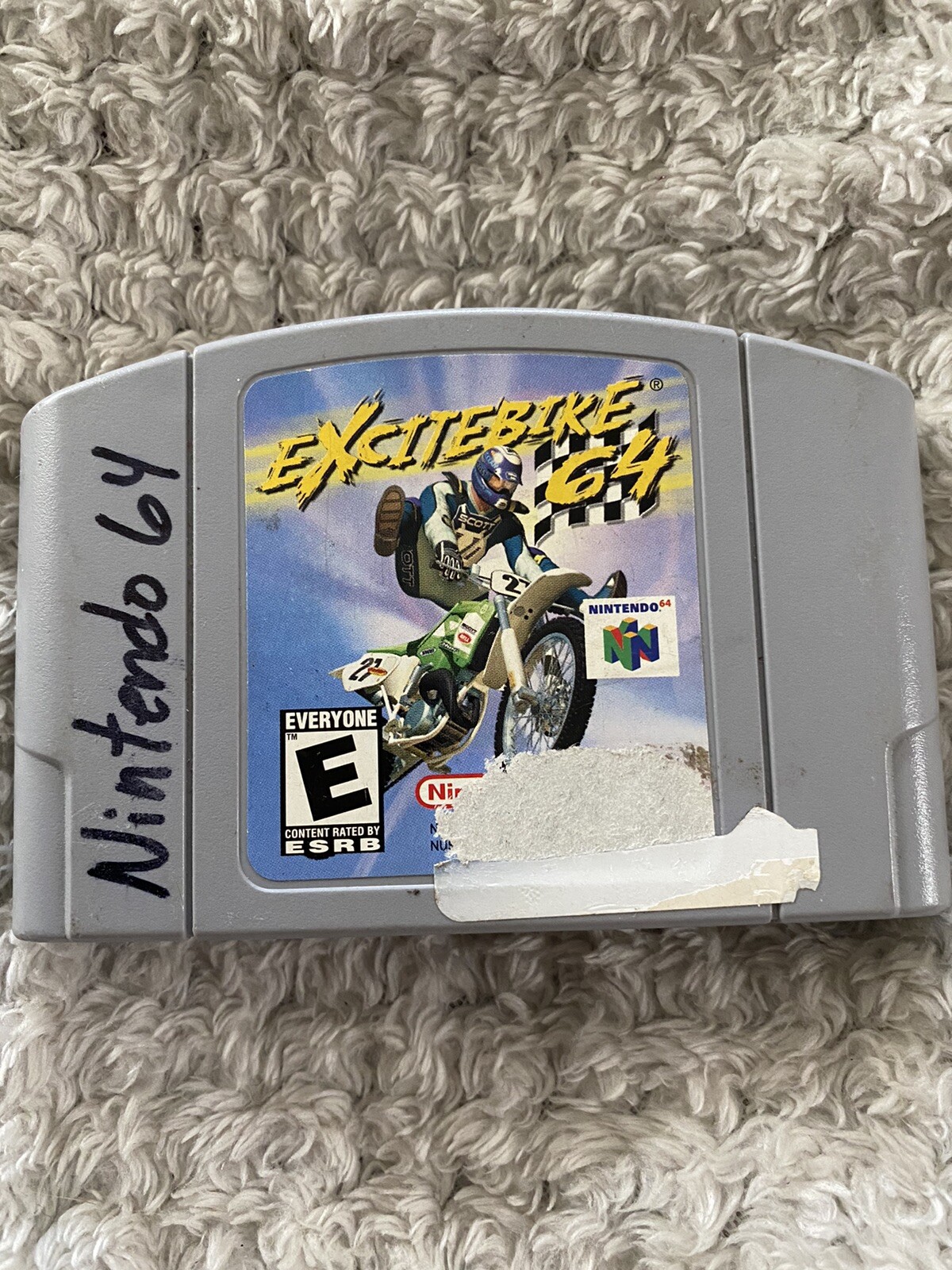 Excitebike 64 (Nintendo 64 N64, 2000) Authentic- Cart Only- Free Shipping
