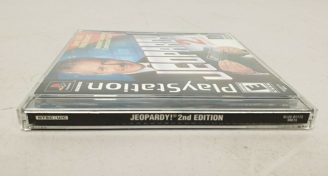 Jeopardy 2nd Edition Hasbro Interactive Sony Playstation 1 PS1 Complete Tested
