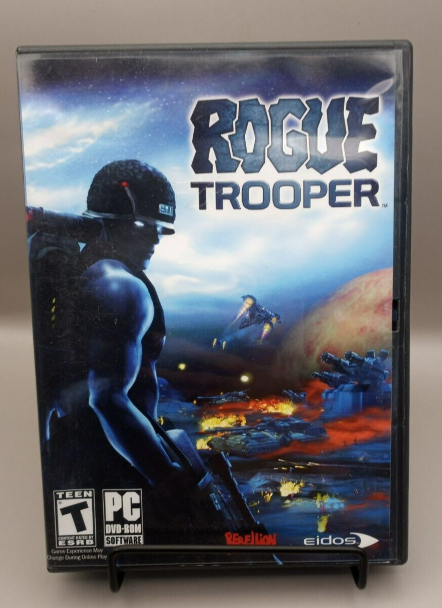 Rogue Trooper (PC DVD-Rom, 2006) Rebellion Eidos COMPLETE With Manual