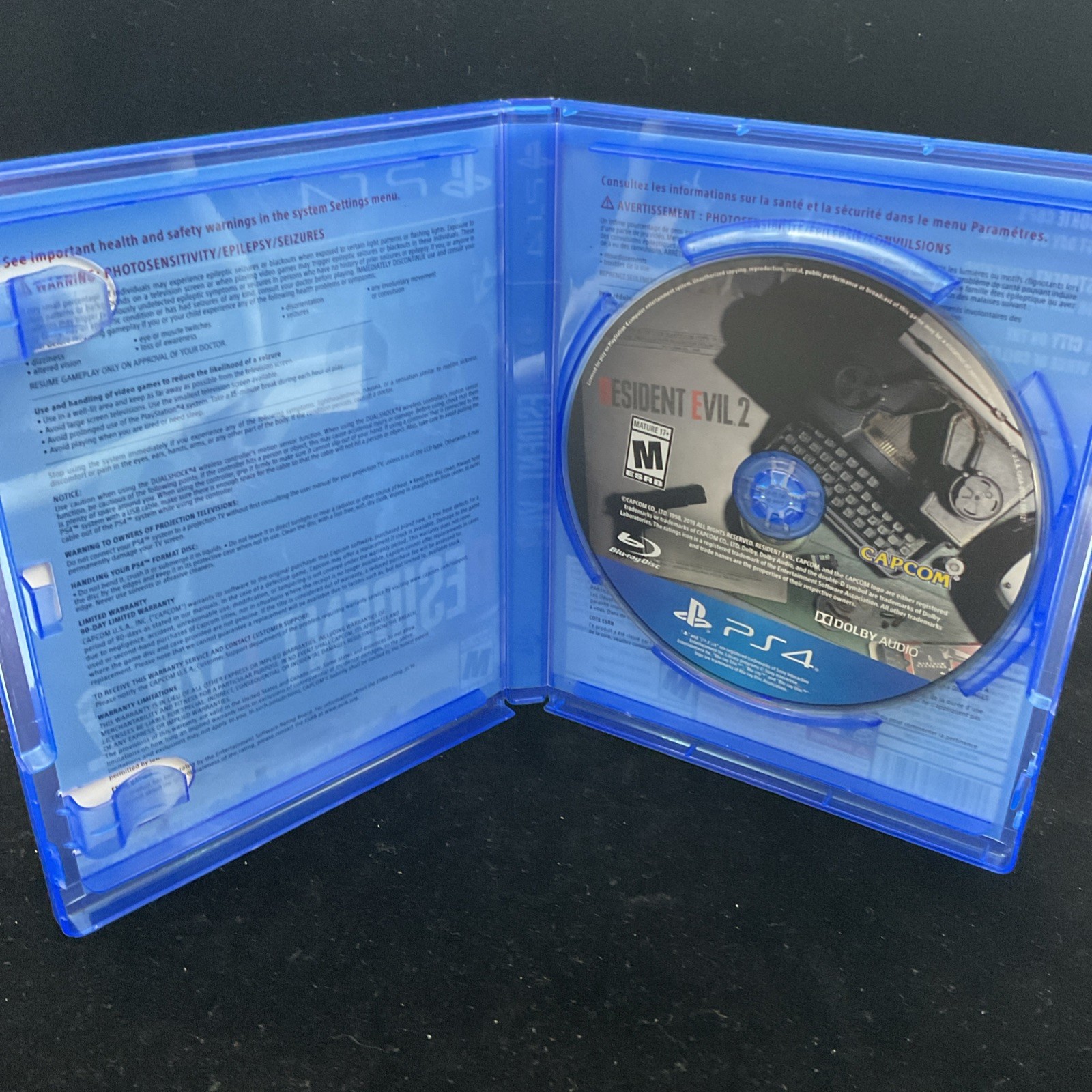 Resident Evil 2 (PS4) Tested & Working Clean 1 YR Warranty Free Shipping Mint