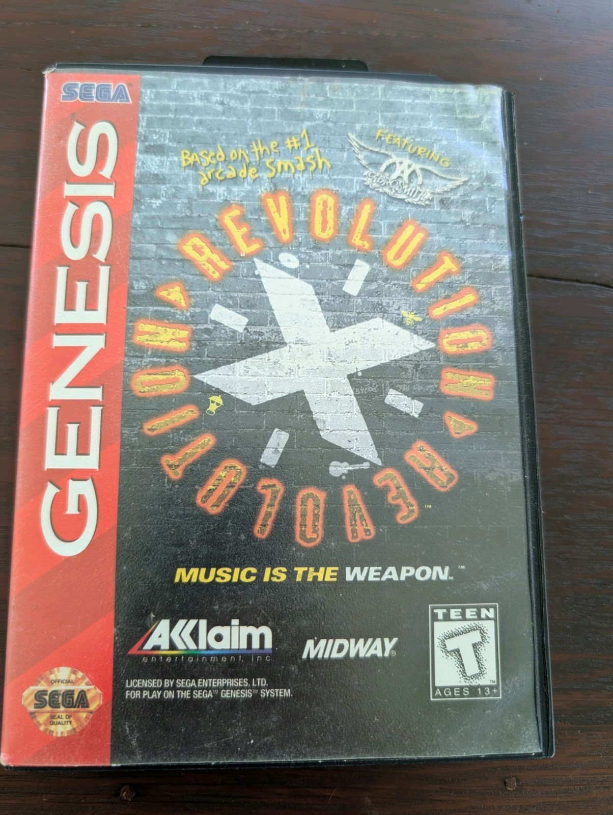 Sega Genesis Revolution X Video Game Complete In Box With Manual Read Descr