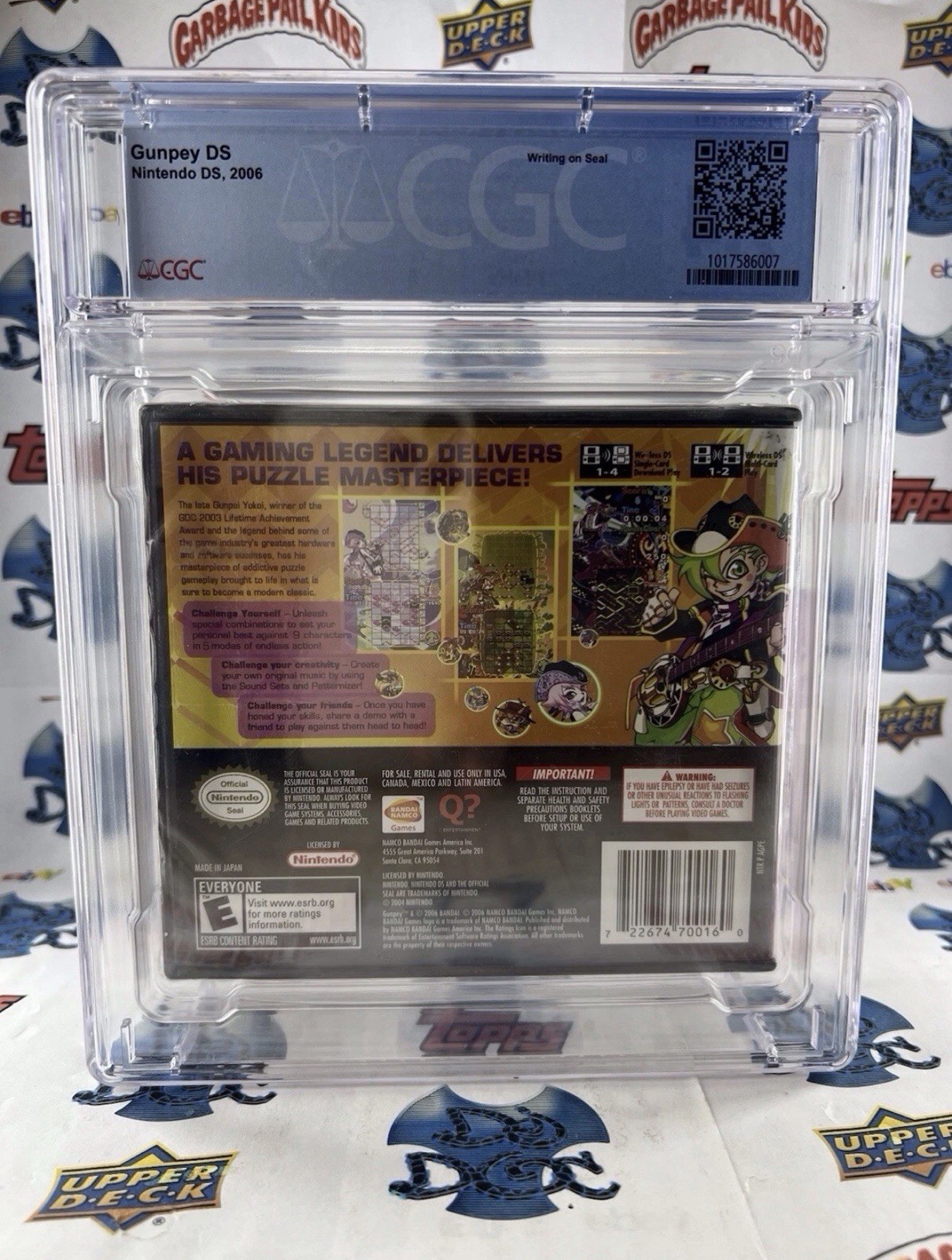 2006 Gunpey Nintendo DS 2DS 3DS CGC Graded & Sealed 9.4 A 🔥