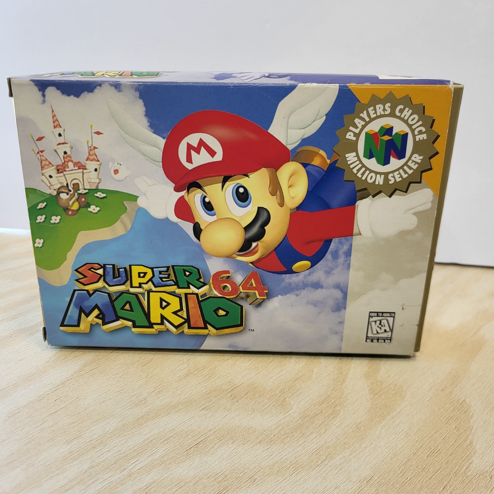 Super Mario 64 (Nintendo 64, N64) Box+Manual SUPER CLEAN CONDITION