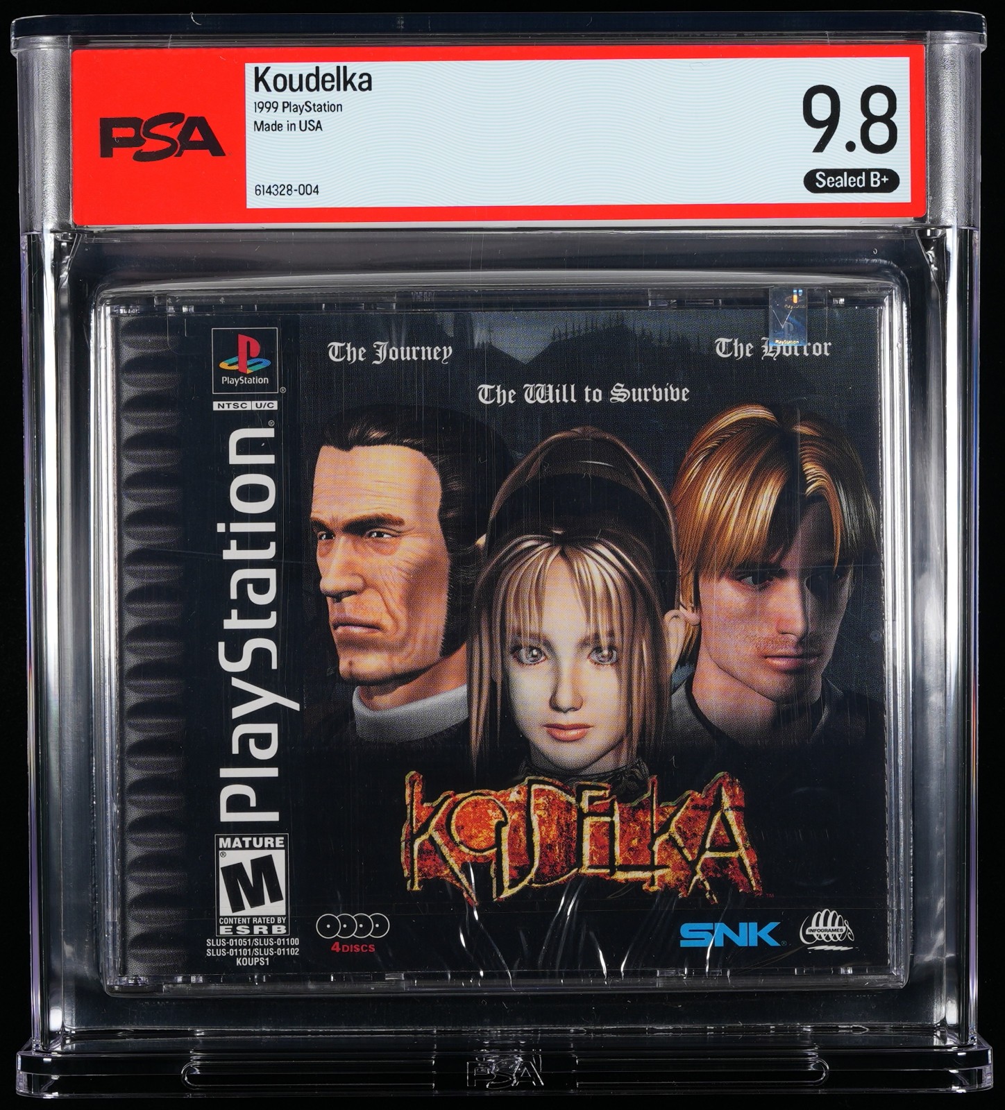 Koudelka (Sony PlayStation 1, 1999) PS1 Graded PSA 9.8 B+