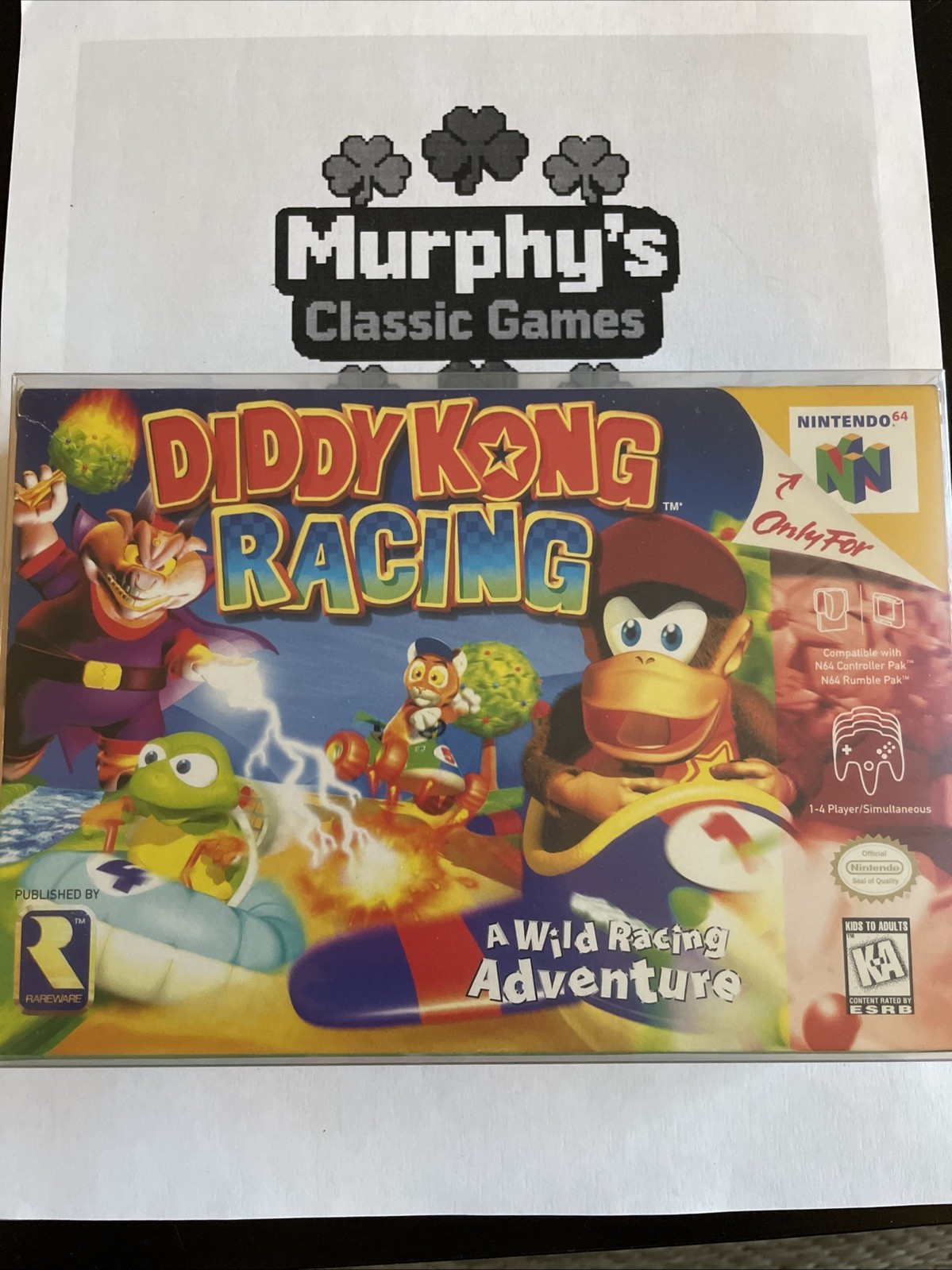 Diddy Kong Racing (N64) Complete With Operation Card, Manual, Consumer Booklet