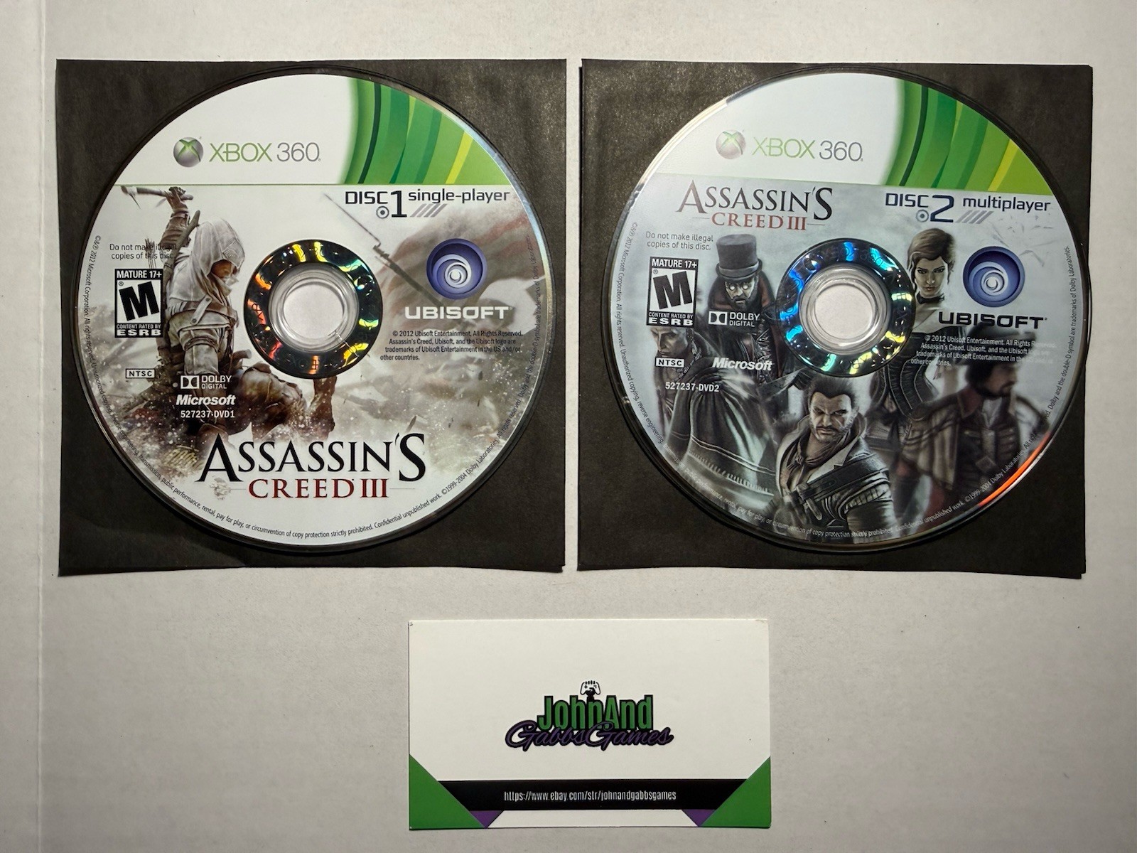 Assassin’s Creed III (Microsoft Xbox 360, 2012)