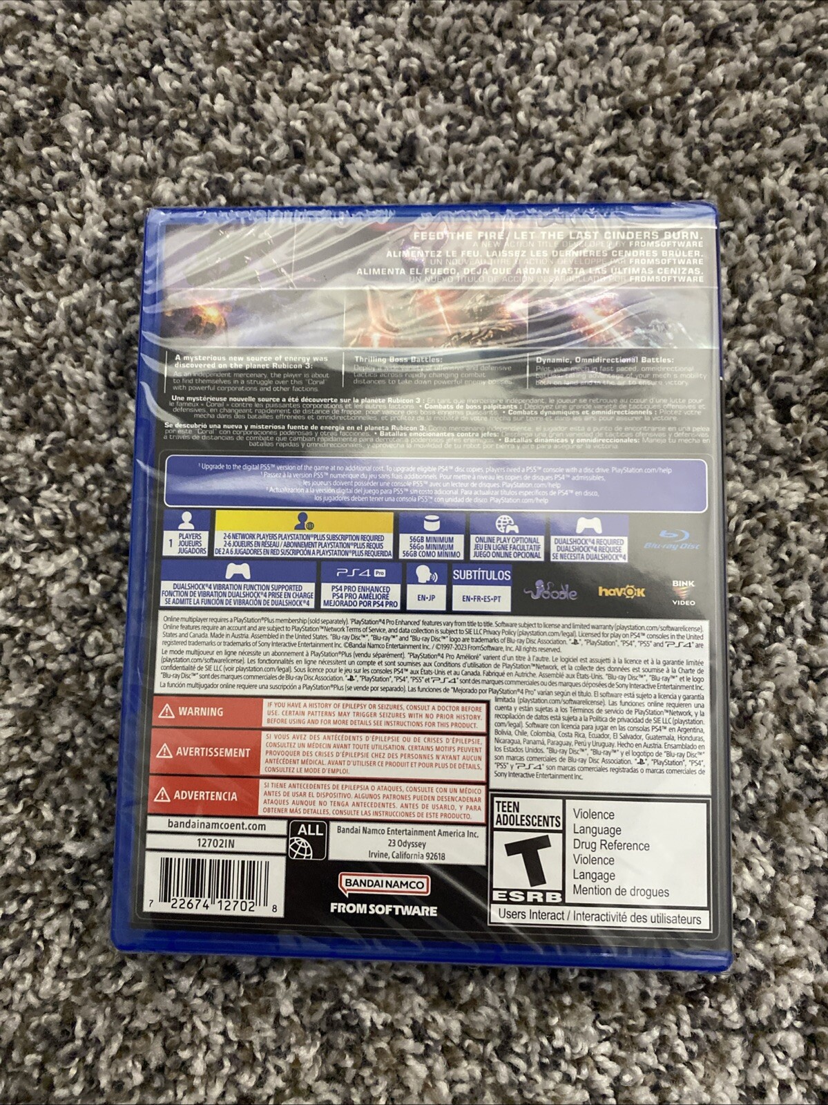 NEW Armored Core VI: Fires of Rubicon – Sony PlayStation 4 PS4 SEALED FREE SHIP!