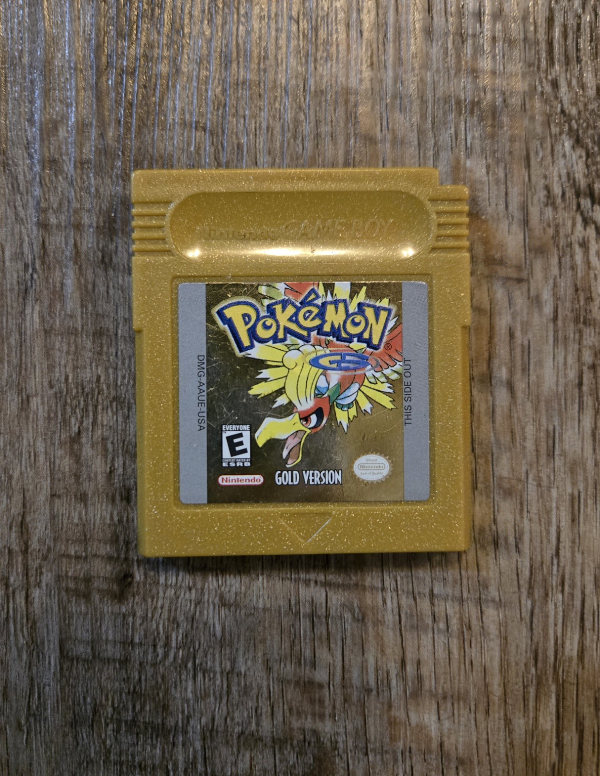 Pokémon Gold Pokemon Game Boy game – AUTHENTIC – NEW SAVE BATTERY – Tested Works