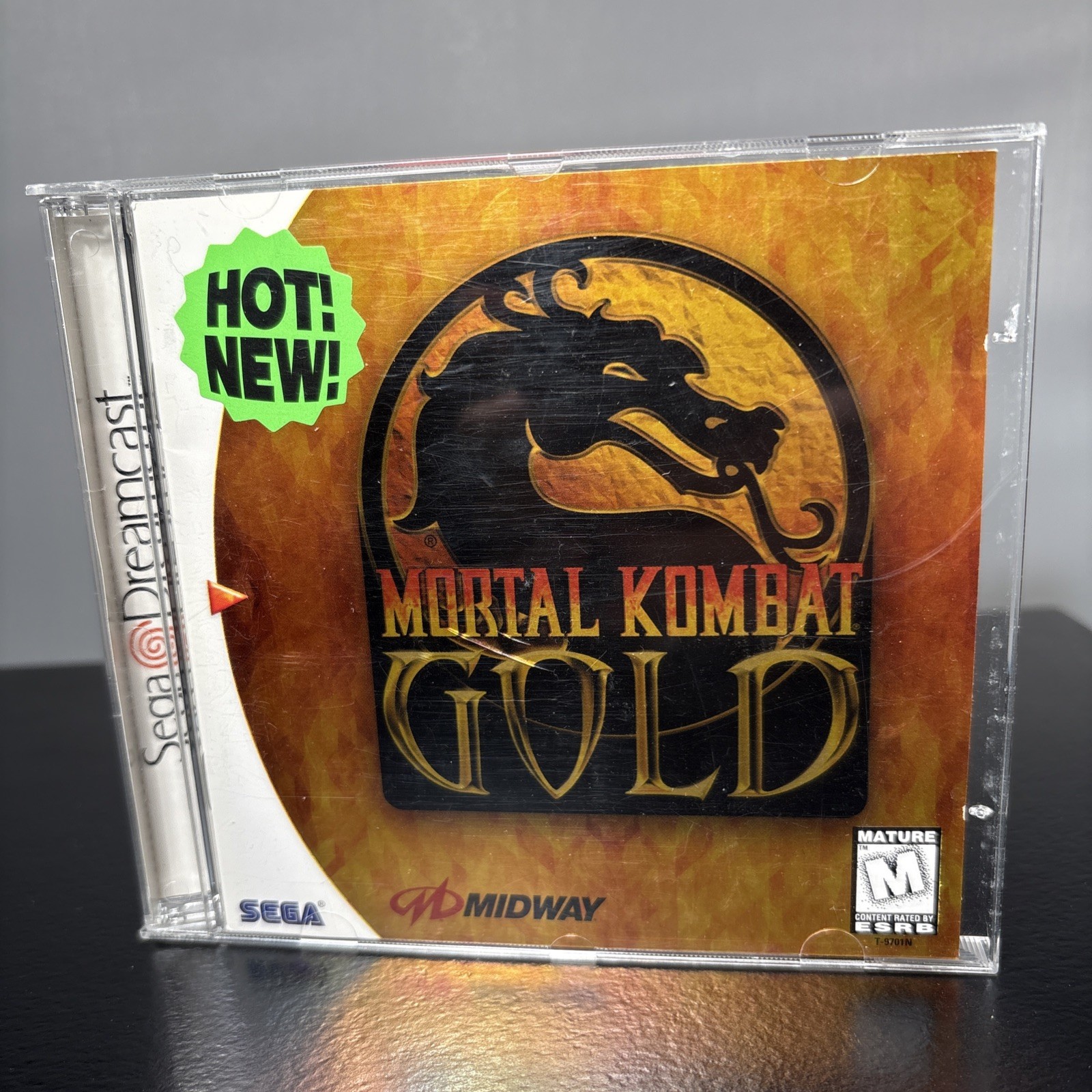 SEGA DREAMCAST MIDWAY MORTAL KOMBAT GOLD GAME CIB RARE! AUTHENTIC TESTED