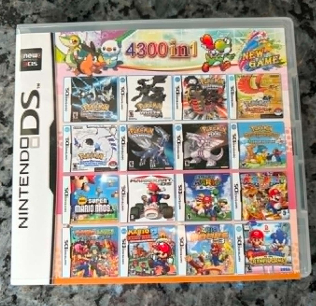 4300 In 1 For NDS Game Collection Super Mario Pokemon and More NIB