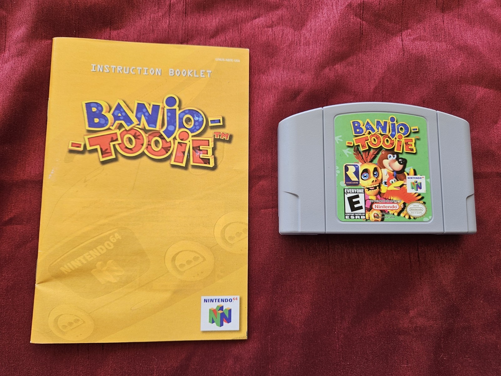 Banjo-Tooie Nintendo 64 N64 Video Game Cartridge Guide Rareware 1995 Collectible