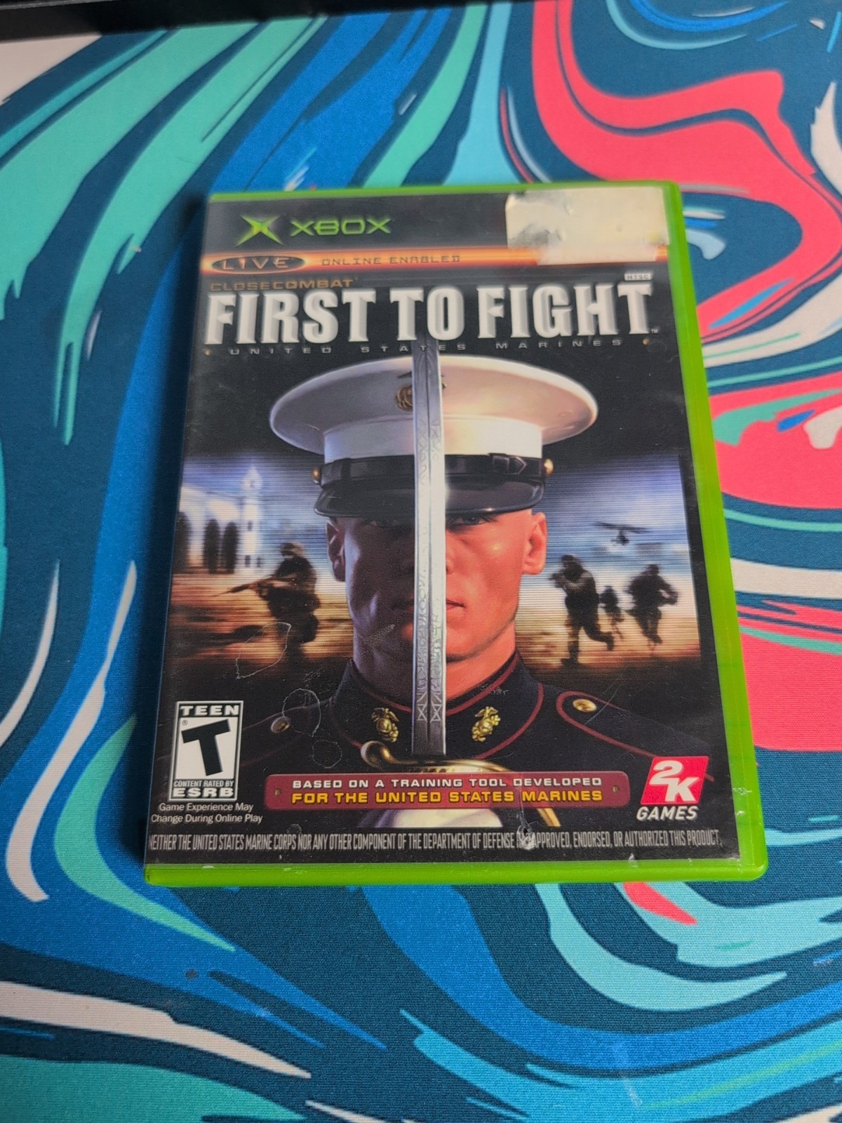 Close Combat: First to Fight (Microsoft Xbox, 2005) Complete Manual CLEAN DISC