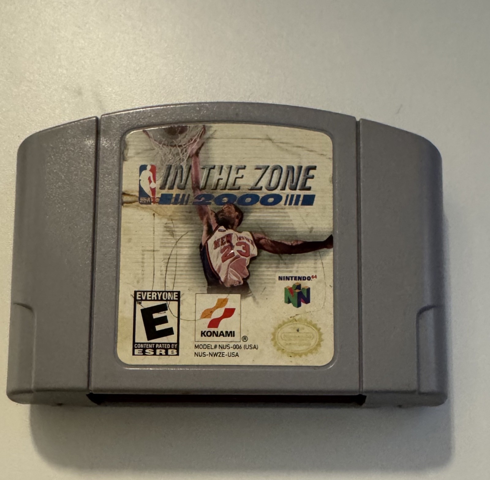 NBA In The Zone 2000 Nintendo 64 Video Game Cart Only Tested