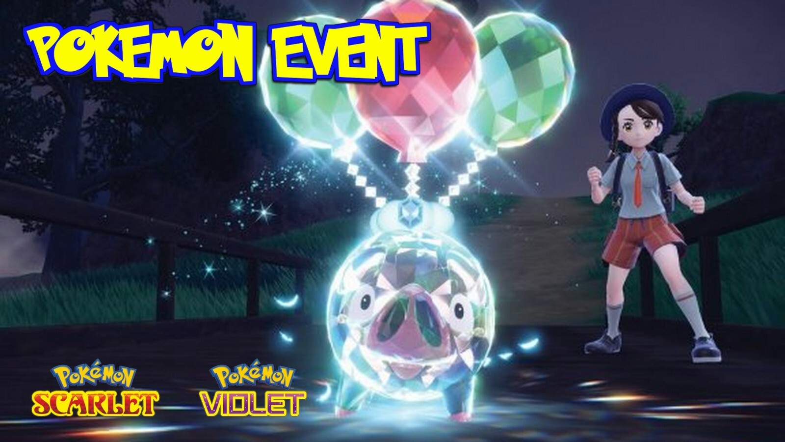 ✨ FLYING LECHONK EVENT UNTOUCHED POKEMON SCARLET VIOLET MYSTERY GIFT EVENT ✅
