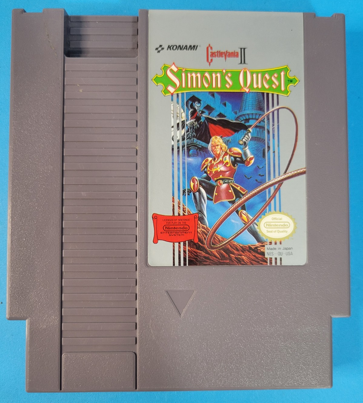 Castlevania II Simon’s Quest Nintendo NES Cartridge Konami 1988 Sleeve