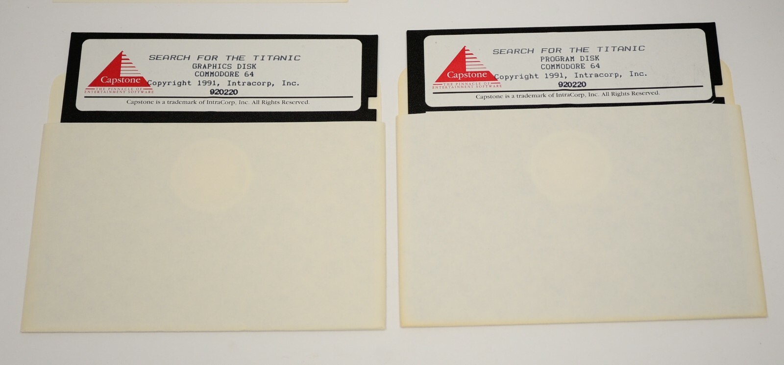 Search for the Titanic Capstone Commodore 64 Oceanographic Adventure Simulation