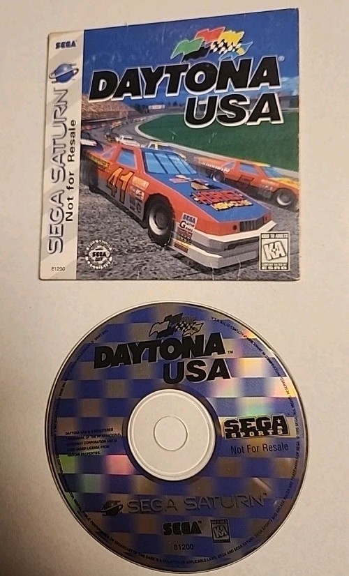 Daytona USA Sega Saturn, 1995 NOT FOR RESALE Demo In Sleeve