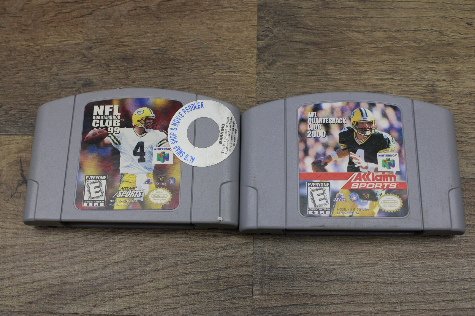 NFL quarterback club 99 & 2000 (Nintendo 64 N64, 1999) Tested