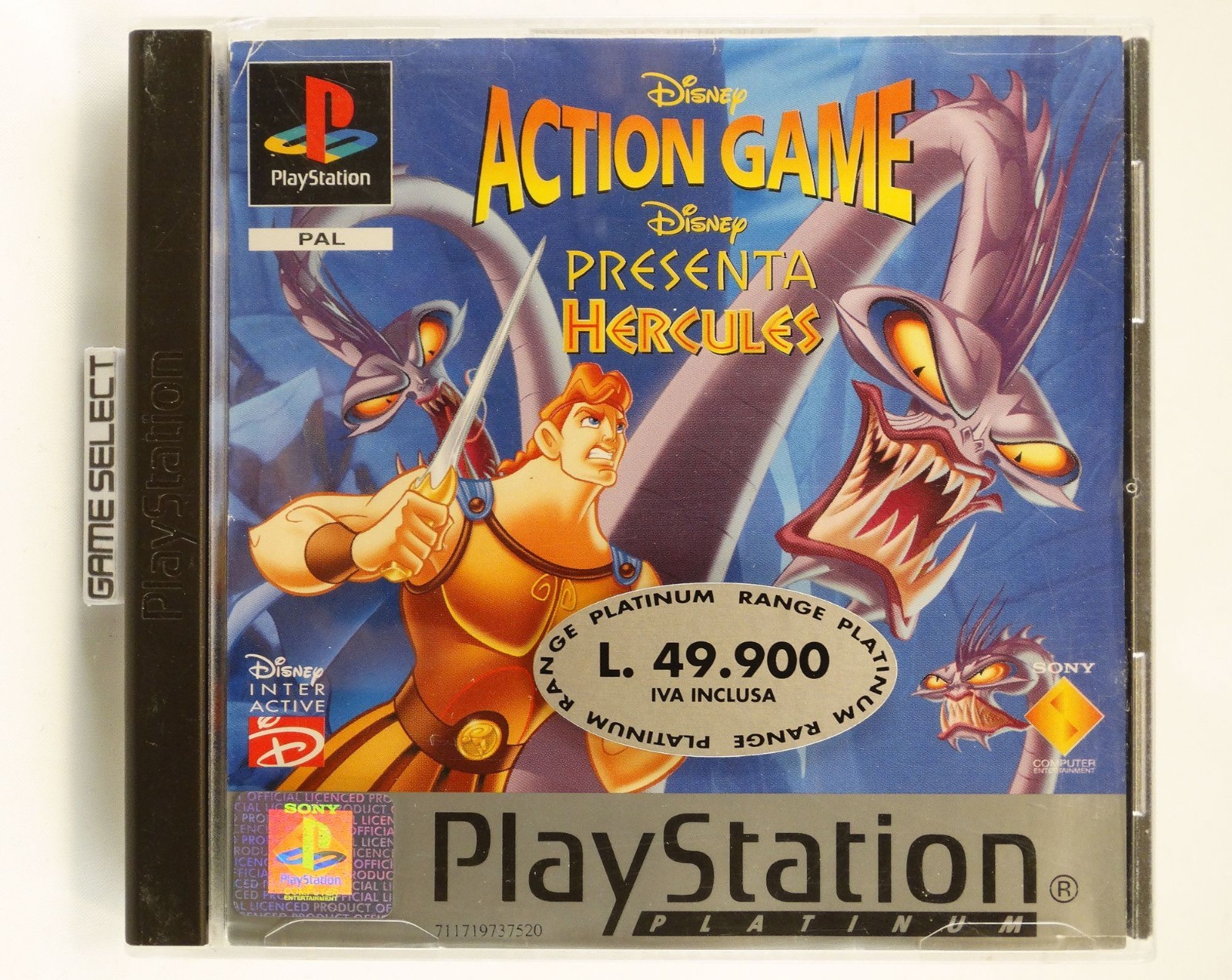 Disney’s Hercules Action Adventure Game For Playstation 1 Ps1 PAL