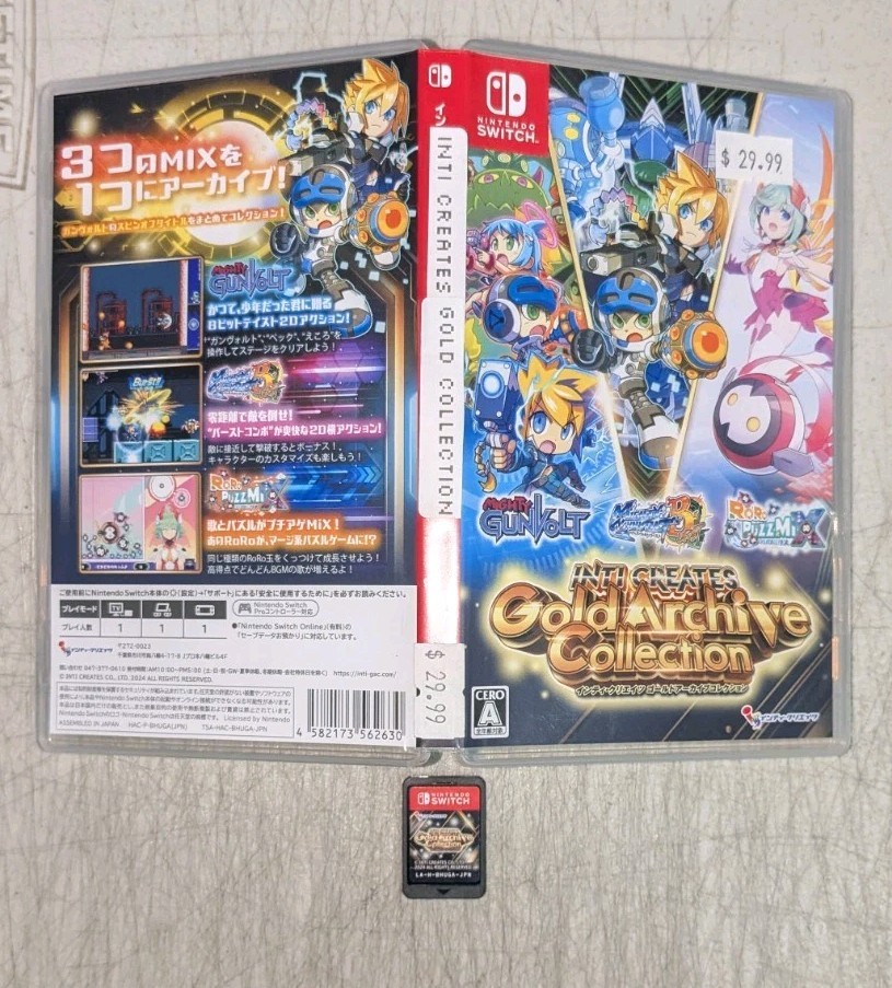 INTI CREATES GOLD ARCHIVE COLLECTION (NINTENDO SWITCH) Game 3-in-1 JP Release