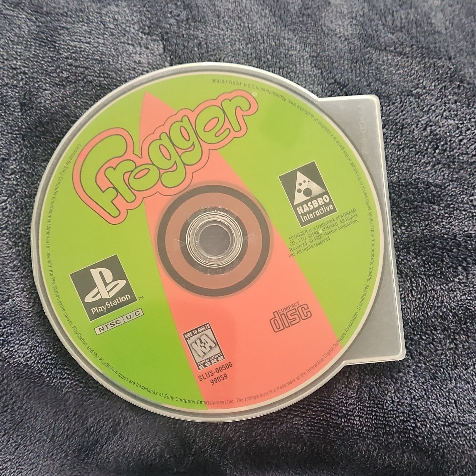 Hasbro Interactive Frogger Sony PlayStation game